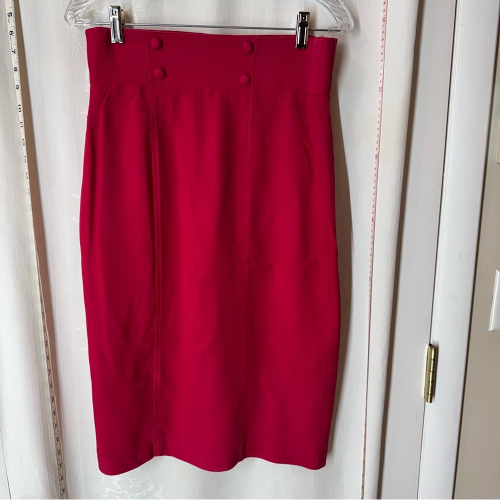 Vintage Women's Rusty Silk Skirt